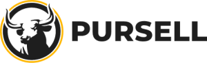 Pursell logo in black and yellow